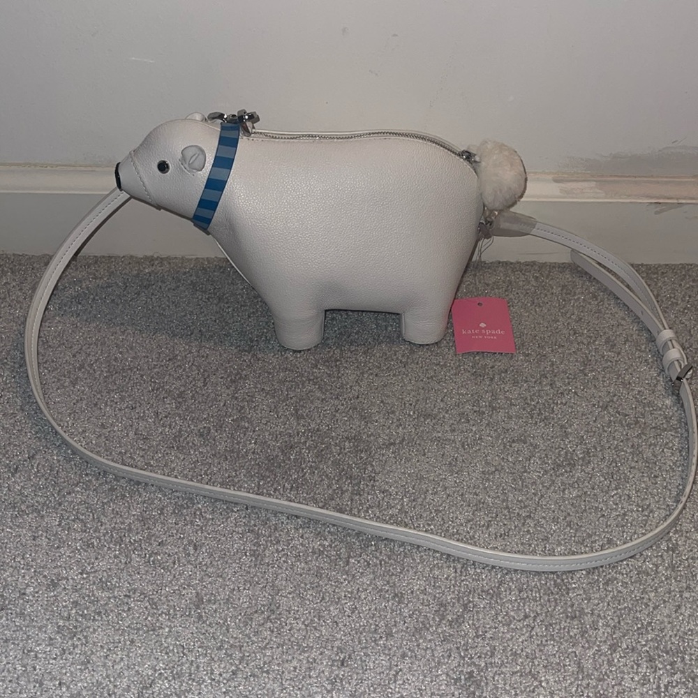 Kate spade polar bear crossbody purse
